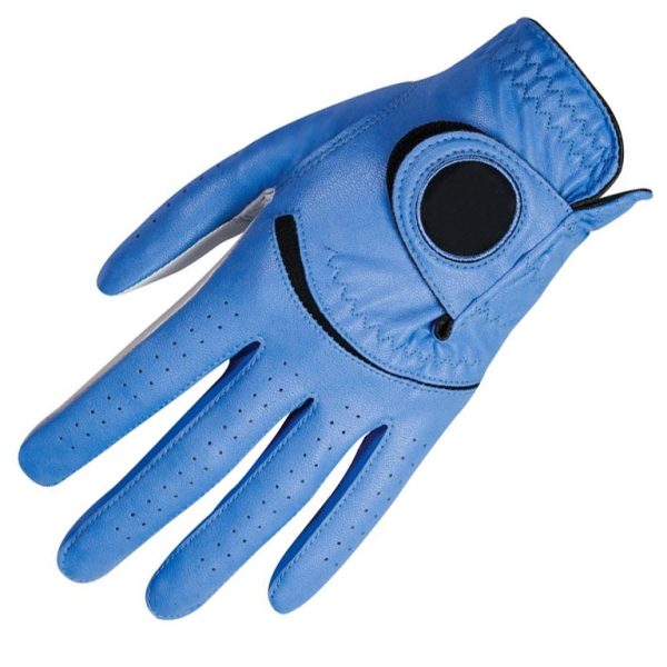 custom blue golf gloves