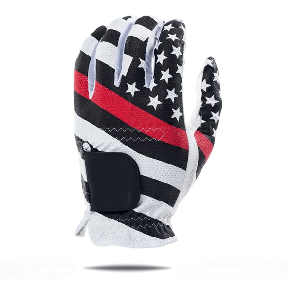 custom mesh usa flag golf glove