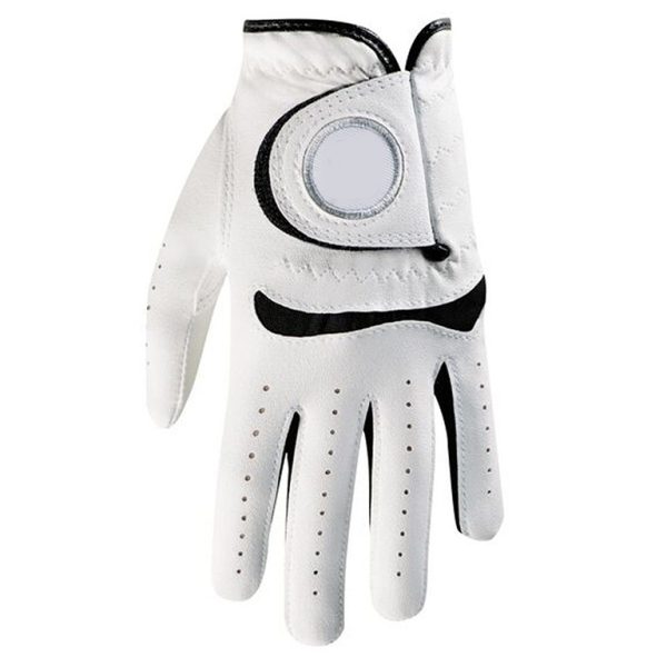custom white icon golf glove